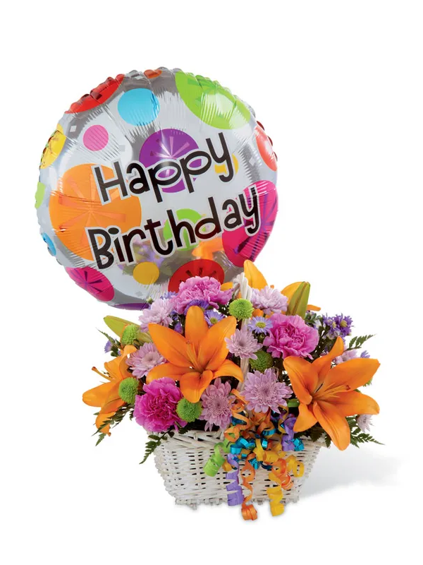 Happy Blooms Basket by FTD