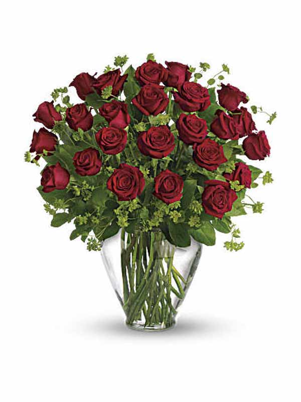 Valentine's Roses By The Dozen - Multiple Color Choices