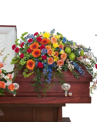<p>Celebrate a life filled with love, legacy, and meaning through a complete floral tribute that speaks from the heart. This elegant sympathy trio offers a coordinated collection of arrangements thoughtfully designed to honor a cherished life with beauty and grace.</p>
<p>The set includes a lush casket spray, a standing easel spray, and a crescent-shaped urn arrangement. Each piece is handcrafted with fresh, seasonal blooms and arranged with care to create a cohesive, dignified presentation. The combination of textures and florals adds depth and warmth, providing a comforting presence at the service.</p>
<p>Ideal for family members planning a full memorial or funeral service, this trio allows for a unified and reverent tribute. Whether placed near the casket, altar, or urn, each element complements the others to form a complete expression of sympathy and remembrance.</p>
<p>Each component is lovingly created by expert florists who ensure every piece is delivered with care and precision. Freshness and thoughtful design are prioritized to convey respect and honor.</p>
<p>Add a personal message to accompany this floral tribute. This sympathy trio offers a meaningful way to honor a life with comfort, beauty, and heartfelt reflection.</p>