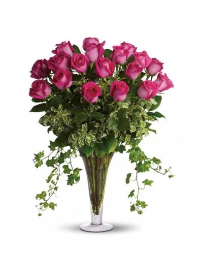 <p>When you want to make a bold and beautiful impression, send a bouquet that speaks to the heart. The Pink Dreams Bouquet is a dazzling expression of affection, designed to turn any ordinary moment into something unforgettable.</p>
<p>This stunning arrangement features vibrant, long-stemmed hot pink roses hand-arranged with elegant ivy and lush garden greens. Presented in a sleek glass vase, each stem is placed with care to highlight the bouquet’s dramatic color and romantic energy. It’s a show-stopping gift that exudes confidence, charm, and irresistible beauty.</p>
<p>Perfect for birthdays, anniversaries, romantic gestures, or simply to say “you’re amazing,” this bouquet captures passion and appreciation in every bloom. The hot pink roses symbolize admiration and joy—making this gift both striking and meaningful.</p>
<p>Handcrafted by expert florists, each Pink Dreams Bouquet is made fresh and available for same-day delivery throughout local communities. Every order arrives full, fragrant, and beautifully styled.</p>
<p>Add a heartfelt message at checkout to personalize your surprise. With the Pink Dreams Bouquet, you’ll do more than deliver flowers—you’ll deliver a moment she’ll never forget.</p>