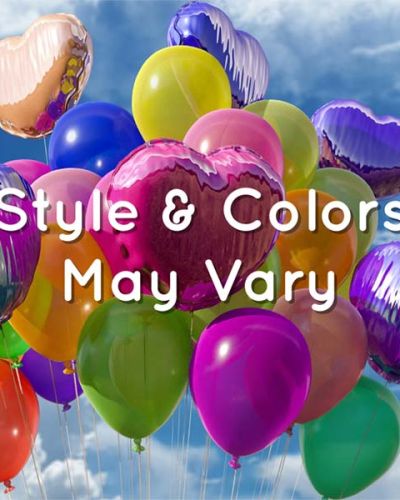 <p>Nothing lifts the mood like a burst of color floating overhead. This cheerful balloon bouquet adds instant energy and festive flair to any celebration, creating an atmosphere that feels joyful and alive.</p>
<p>Made from high-quality latex and filled with helium, each balloon arrives inflated and ready to float. With a wide selection of vibrant hues—from bold primaries to soft pastels and shiny metallics—these balloons can be mixed to match any event style or color scheme. Whether used as table accents, tied to gifts, or gathered into bunches, they deliver a visual pop that feels celebratory and fun.</p>
<p>Ideal for birthdays, graduations, baby showers, or just because, these balloons are a simple yet delightful way to elevate any space. They also make great photo backdrops or surprise deliveries, spreading happiness wherever they land.</p>
<p>Each bouquet is arranged with care by a local team and delivered the same day, fully inflated and celebration-ready. While balloon colors may vary slightly, the overall presentation is always bright, festive, and designed to impress.</p>
<p>Bring a splash of color and joy to your next occasion with a classic party favorite that floats, dazzles, and delights.</p>