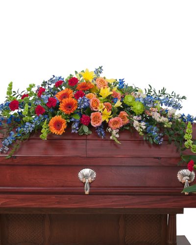 <p>Honor a life of love, legacy, and beauty with a coordinated floral tribute designed to offer comfort and reverence. This elegant trio brings together three stunning arrangements to create a unified and meaningful display of sympathy.</p>
<p>The full tribute includes a lush casket spray, a standing easel spray, and a crescent urn arrangement—all handcrafted with care and designed to complement one another. Each piece features fresh, seasonal blooms arranged with elegance and balance, offering a complete visual tribute that expresses profound respect and heartfelt remembrance.</p>
<p>Ideal for immediate family members, this trio is suited for full closed-casket services and provides a powerful, peaceful presence at any funeral or memorial ceremony. It offers a dignified and comprehensive way to say goodbye with grace and love.</p>
<p>Each component is expertly arranged by skilled florists who ensure every detail is handled with care and compassion. Freshness and thoughtful presentation are prioritized to honor the memory of a cherished life.</p>
<p>Include a personalized message to share your thoughts and condolences. This beautifully coordinated set allows you to honor a life with a tribute that speaks from the heart.</p>